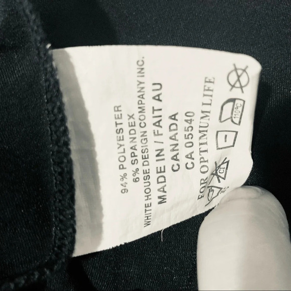 SYMPLI Sz 6 Wrap Dress Full Skirt 3/4 Length Sleeves Made  in Canada - Picture 12 of 15